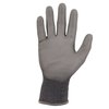Proflex By Ergodyne ANSI A4 PU Coated CR Gloves, Gray, Size M 7044
